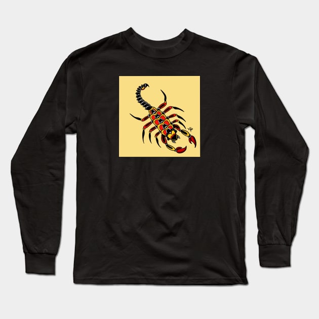 Scorpion Long Sleeve T-Shirt by VivaVeedo